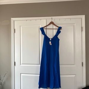 Beautiful sun dress in pretty blue. NWT SIZE M